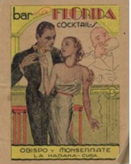 Cover of Cocktails: Bar La Florida, published in 1934
