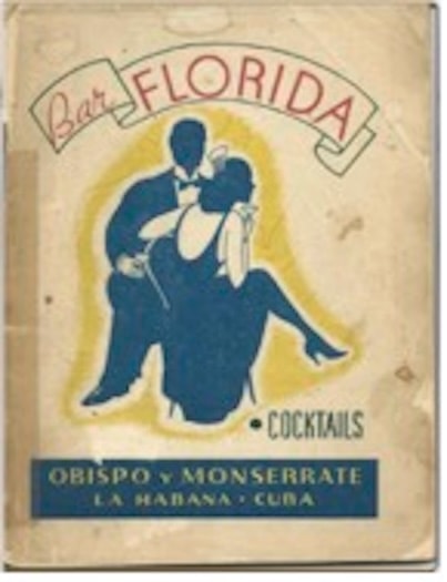 Cover of Cocktails: Bar La Florida, published in 1937
