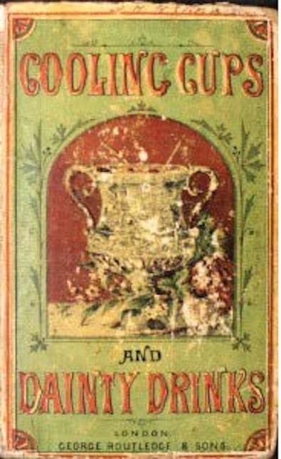 Cover of Cooling Cups and Dainty Drinks, 1872 edition