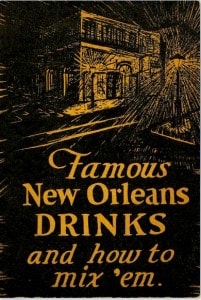 Cover of Famous New Orleans Drinks and How to Mix 'Em, published in 1939