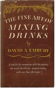 Cover of The Fine Art of Mixing Drinks, published in 1948