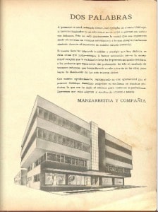 Cover of The Manzarbeitia y Compañía Cocktail Book, published in 1959